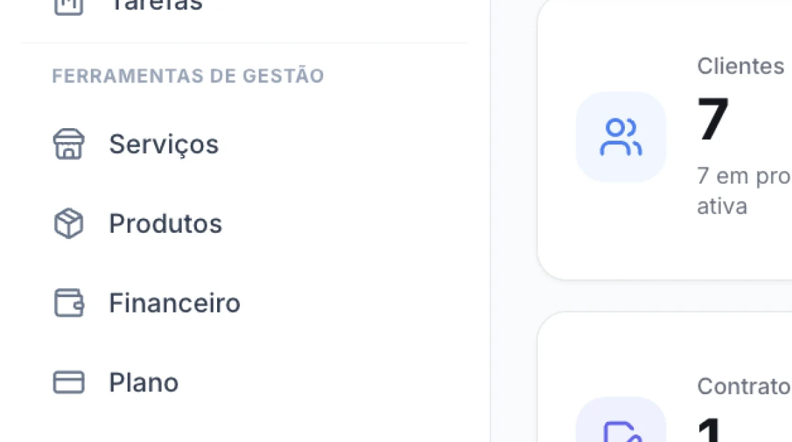 Cadastro de clientes e histórico comercial